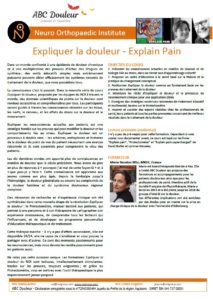 Expliquer la douleur Explain pain programme