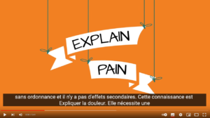 Vidéo de présentation de la formation Expliquer la douleur - Explain Pain