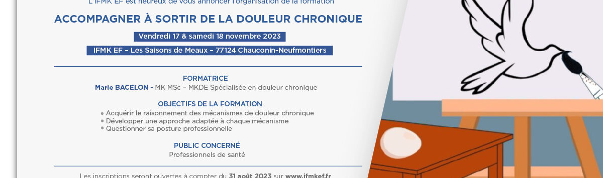 Accompagner à sortir de la douleur chronique - IFMK Meaux IFMKEF - ABC Douleur