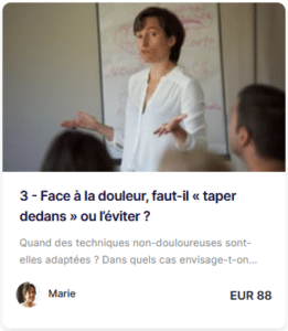 Rencontre mentorat 3 face à la douleur que faire - Marie Bacelon