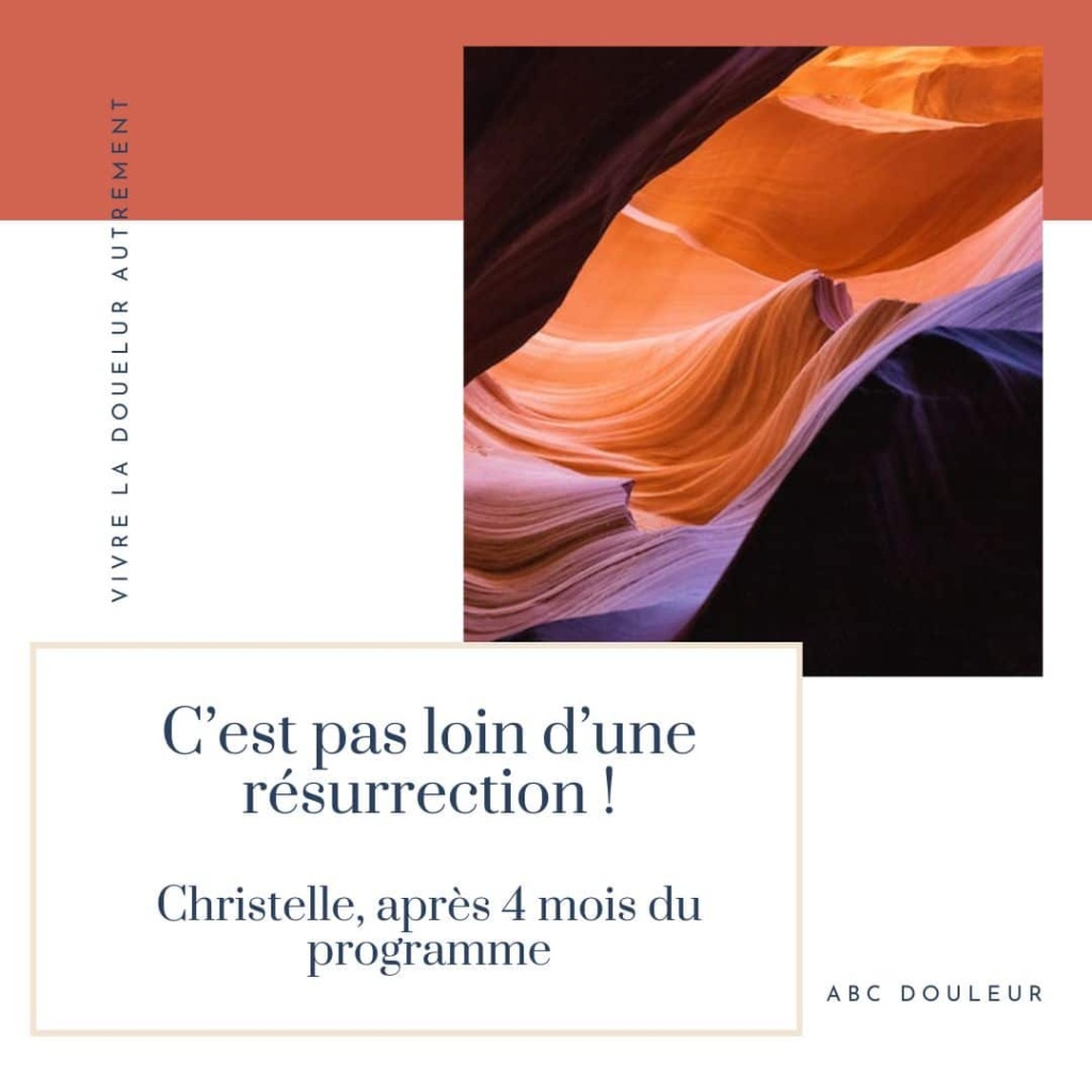 programme Vivre la douleur autrement - une transformation régénérante